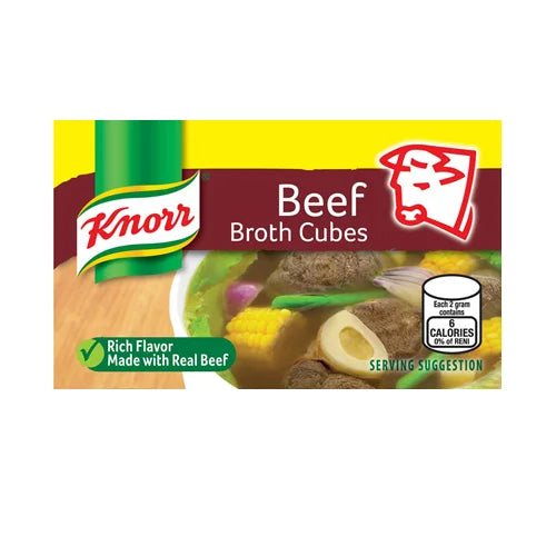 Knorr Beef Broth Cubes 60g – Rich Flavor for Cooking