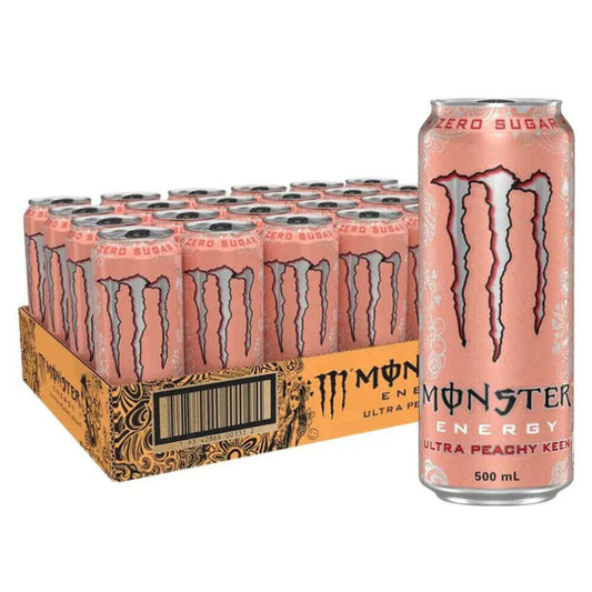 Monster Energy Drink – Ultra Peachy Keen (24 x 500ml)