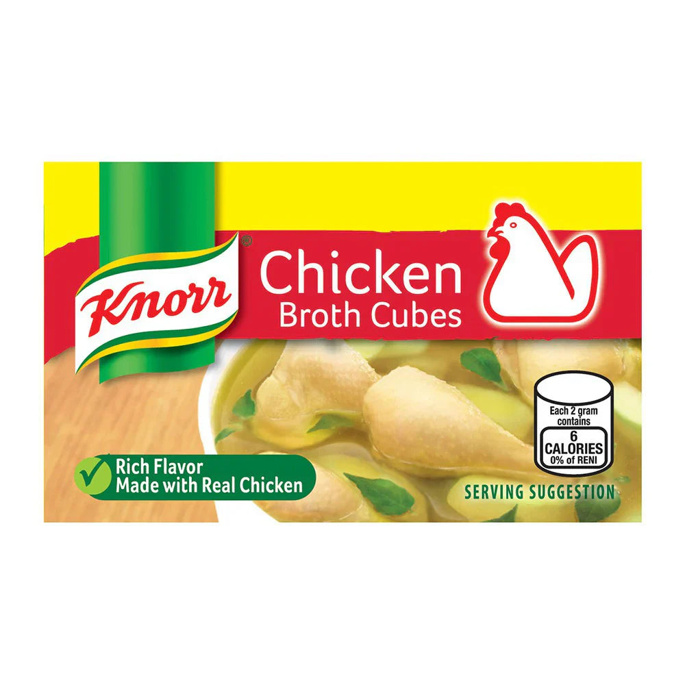 Knorr Chicken Broth Cubes 60g – Savory Chicken Flavor
